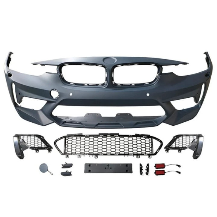 Car Craft Compatible With Bmw 3 Series F30 2012-2018 Front Bumper Bodykit M Sport M3c Style CC-7954 - CAR CRAFT INDIA