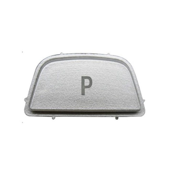 Car Craft Compatible With Bmw 1 2 3 4 5 6 7 Series F20 F30 F34 F10 F07 F06 F12 F01 F02 X3 X4 F25 F26 X5 X6 F15 F16 Gear Shift Lever Auto Parking Switch Letter P Button Cover Model B Silver