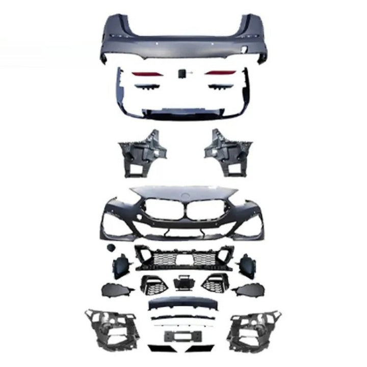 Car Craft Compatible With Bmw 2 Series F44 2020-2026 Upgrade Facelift Convertion Bodykit To M Sport M Tech Mt Front Rear Bumper Lip Diffsuer Skirt