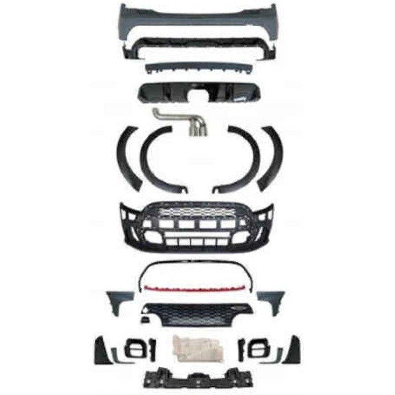 Car Craft Compatible With Bmw Mini Cooper F56 F57 2014-2020 Upgrade Convert To 2021 Style Jcw Bodykit Front Rear Bumper Side Skirts Splitter Lip Grill Wheel Arch 2 Door Car Kt-mini-022 - CAR CRAFT INDIA