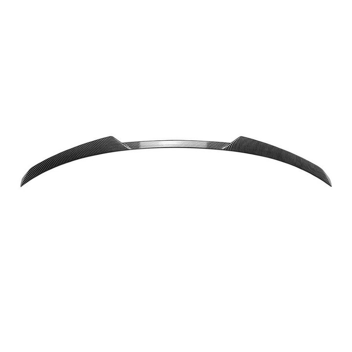 Car Craft Compatible With Mini Cooper F55 F56 2014-2022 Rear Trunk Wing Boot Lip Roof Mid Spoiler Zst-1342 Cf Carbon Fiber Look