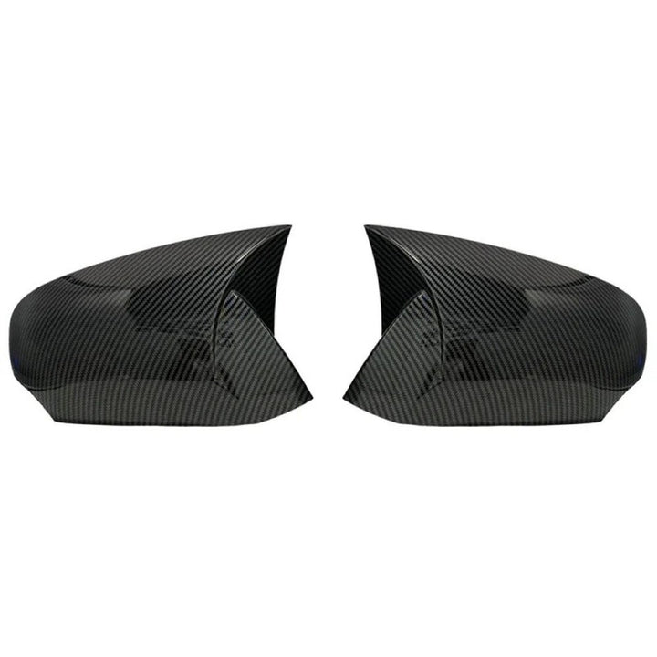 Car Craft Compatible With Renault Fluance 2010-2016 Rear View Case Wing Cap Shell Housing Mirror Covers 3m Tape Pasting Style Carbon Fiber Look