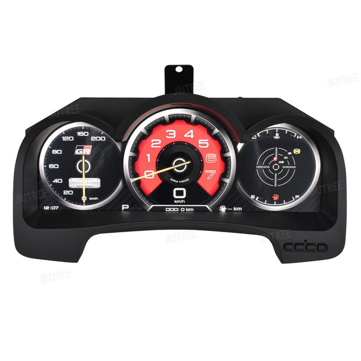Car Craft Compatible With Toyota Hilux Fortuner 2005-2015 Lcd Digital Cluster Dashboard Panel Speedometer Screen Virtual Instrument Cluster Android Meter Player