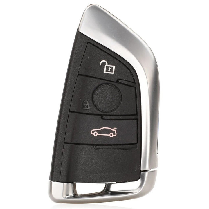 Car Craft Compatible With Bmw 1 2 3 4 5 6 7 X1 X3 X4 X5 X6 X7 Z4 Series Upgrade Key Cover Case To New Style Car Key Cover Shell With Blade 3 Button Black Bm-ks-43