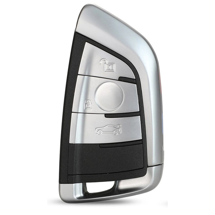 Car Craft Compatible With Bmw 1 2 3 4 5 6 7 X1 X3 X4 X5 X6 X7 Z4 Series Upgrade Key Cover Case To New Style Car Key Cover Shell With Blade 4 Button Black Bm-ks-44