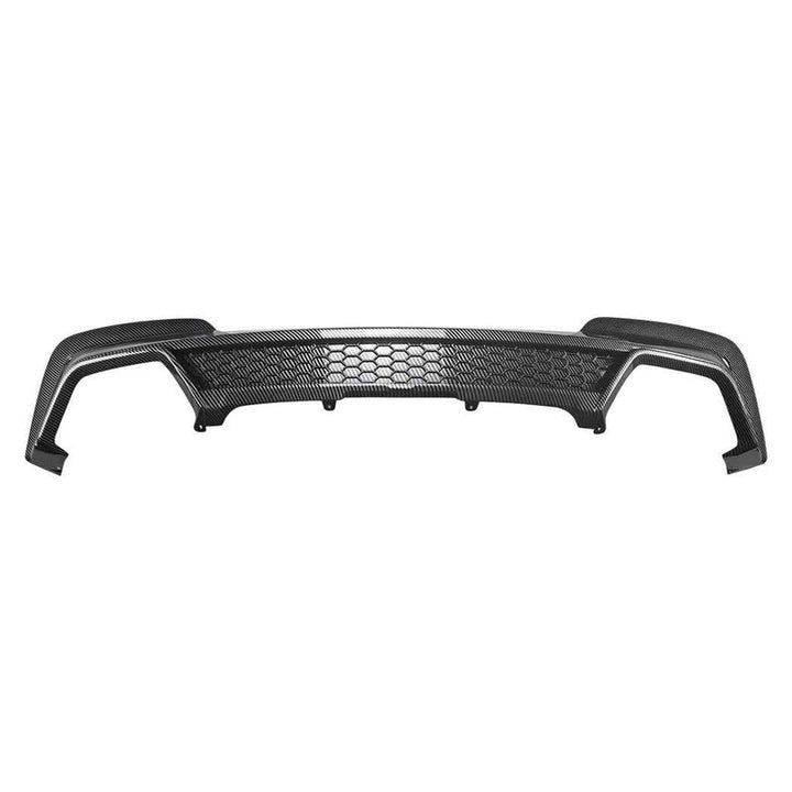 Car Craft Compatible With Bmw X3 G01 Pre-facelift X3m Sport 2018-2021 Rear Bumper After Lip Diffuser Trim Skirt Zst-1459 Cf Carbon Fiber Look