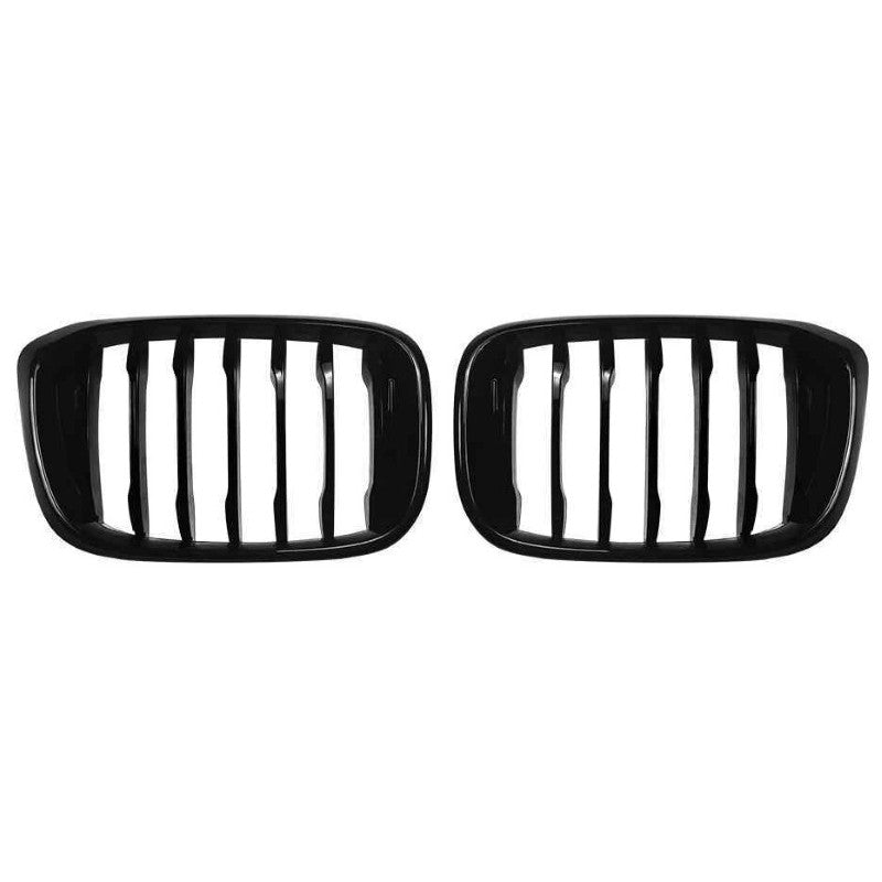 Car Craft Compatible With Bmw X3 G01 X4 G02 Pre-facelift 2018-2022 Front Bumper Show Mesh Grill Single Line Bar Zst-1461 Single Glossy Black - CAR CRAFT INDIA