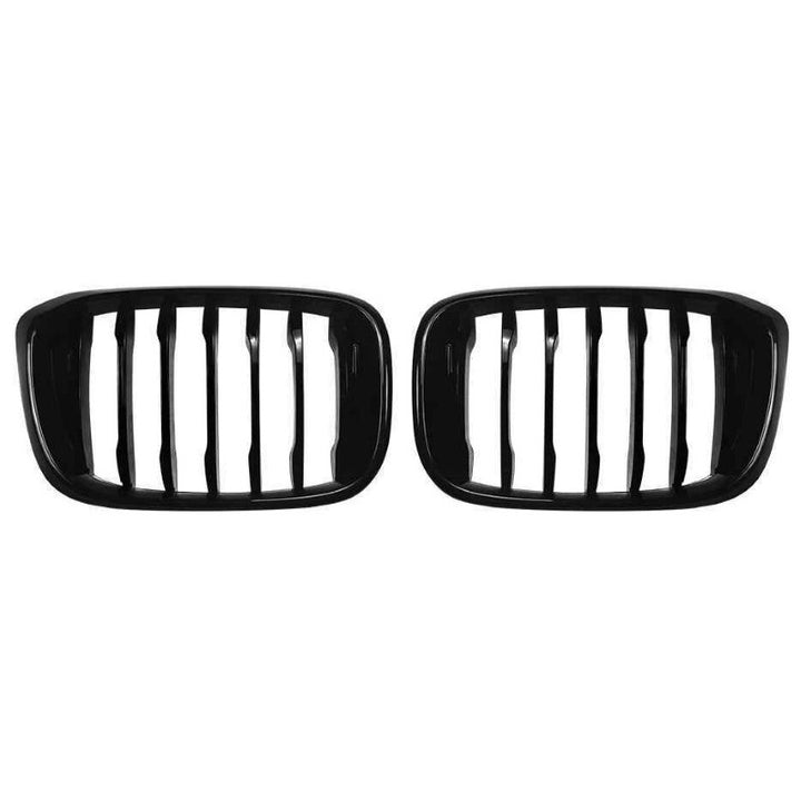 Car Craft Compatible With Bmw X3 G01 X4 G02 Pre-facelift 2018-2022 Front Bumper Show Mesh Grill Single Line Bar Zst-1461 Single Glossy Black - CAR CRAFT INDIA