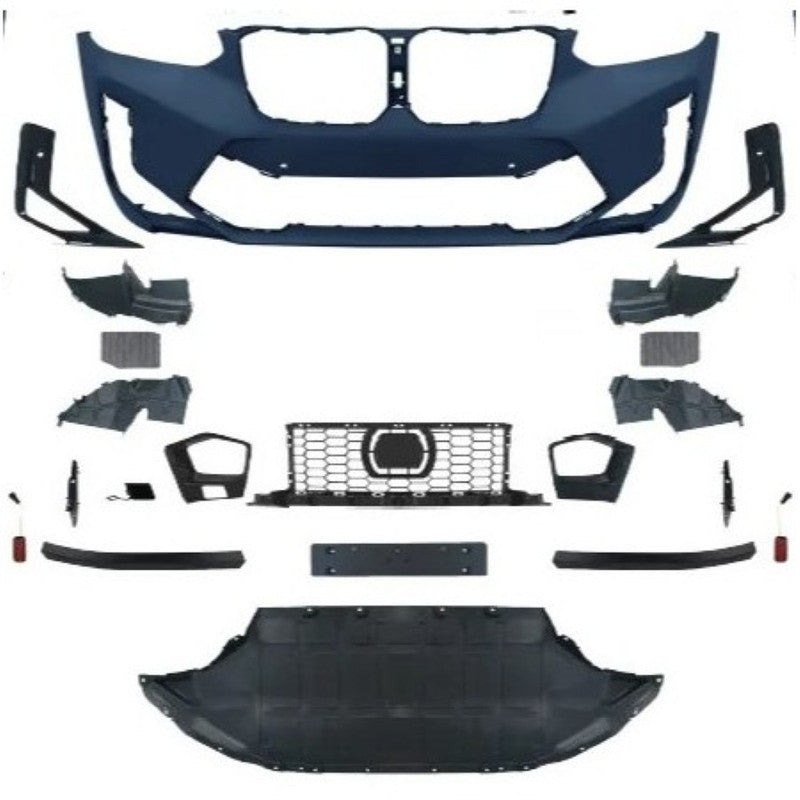 Car Craft Compatible With Bmw X3 G01 G08 2022+ Upgrade Convert To M Sport M Performance X3m Bodykit Body Kit Front Bumper Gc G01 08 023