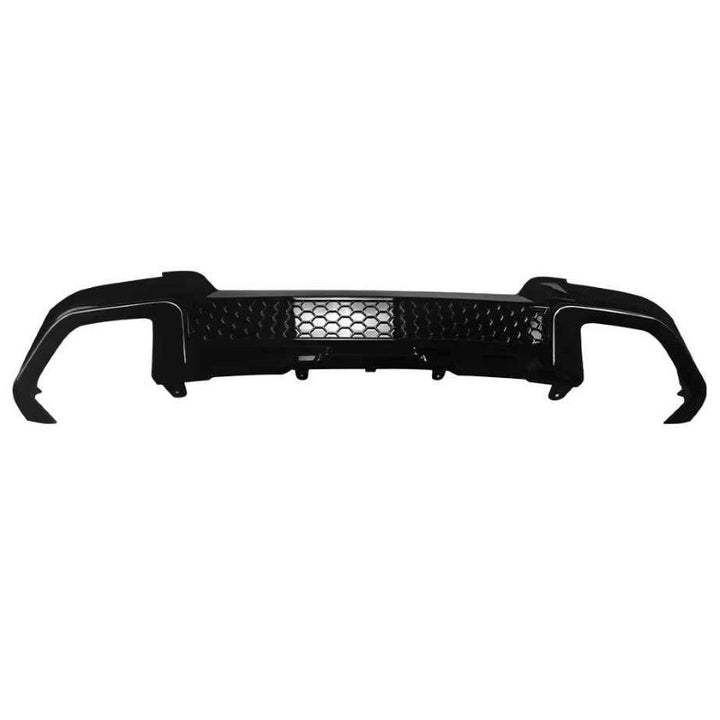 Car Craft Compatible With Bmw X3 G01 Lci 2022-2025 Rear M Sport Bumper Lip Splitter Skirts Diffuser Zst-1460 Gb Glossy Black - CAR CRAFT INDIA