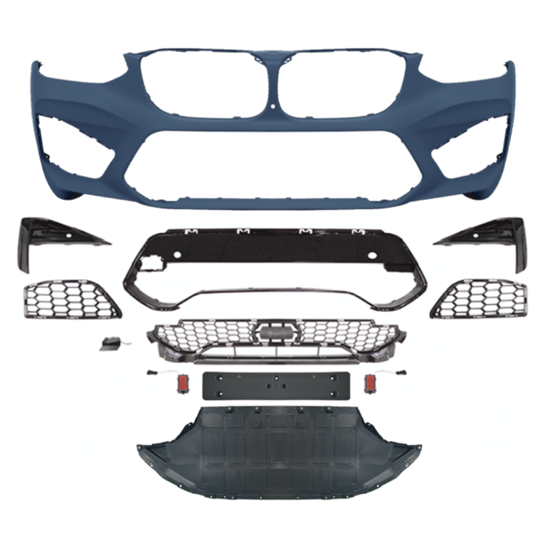 Car Craft Compatible With Bmw X4 G02 2018-2021 Upgrade Convert To M Sport M Performance X4m Bodykit Body Kit Front Bumper Gc G01 08 002