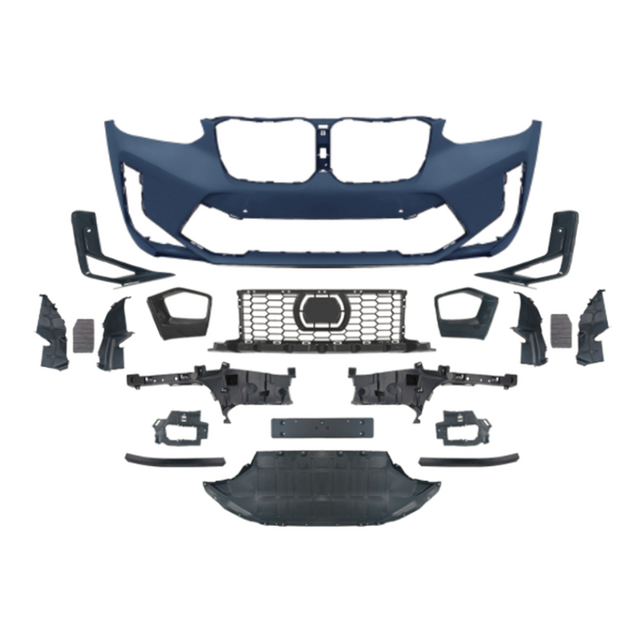 Car Craft Compatible With Bmw X4 G02 Lci 2022-2026 Upgrade Convert To M Sport M Performance X4m F98 Bodykit Body Kit Front Bumper Gc G01 08 023