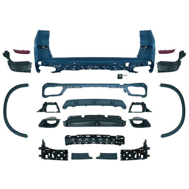 Car Craft Compatible With Bmw X5 G05 2019-2025 Rear Bumper Upgrade Convert To M Sport Mp M Performance Mt M Tech Bodykit Wheel Arch G05/g18-007 Gc