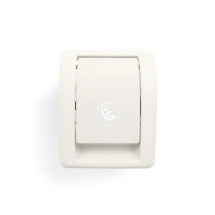 Car Craft Compatible With Bmw X6 G06 2019-2025 Rear Child Seat Anchor Safety Isofix Restraint Backseat Buckle Covers 52207939510 Gray White Assembly CC-9028