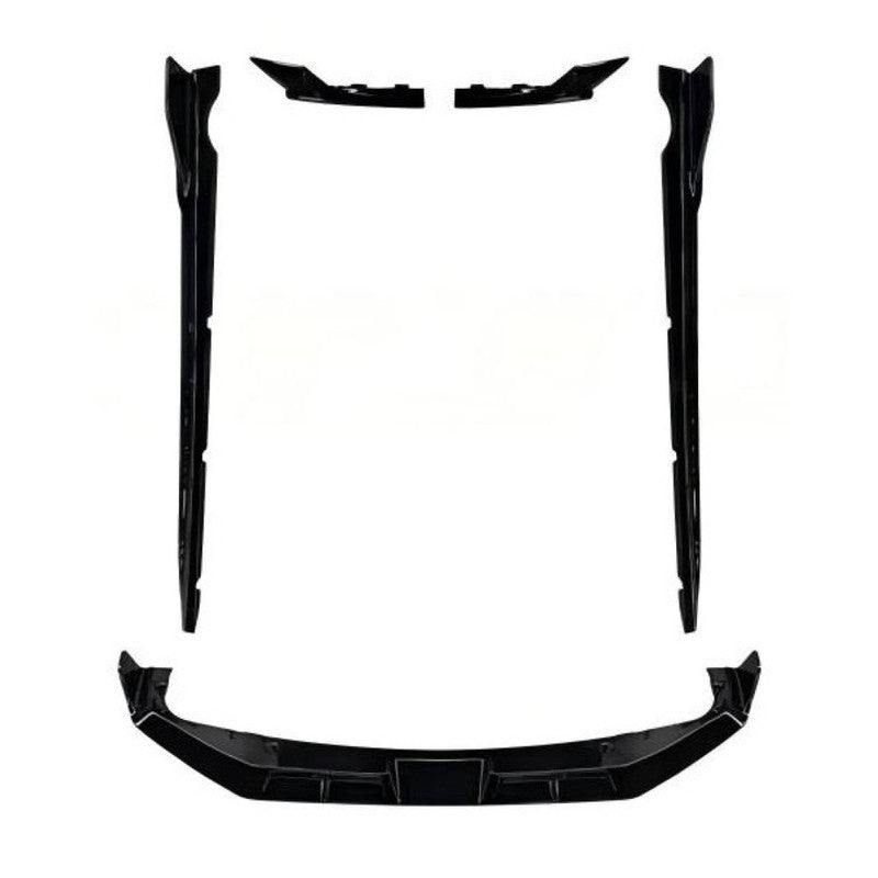 Car Craft Compatible With Bmw X5 G05 Lci 2023-2026 X5m Upgrade Convert To M Sport M Performance X5m Black Samurai Aero Kit Bodykit Body Kit Side Skirt Splitter Front Lip Diffuser Gc F95 002