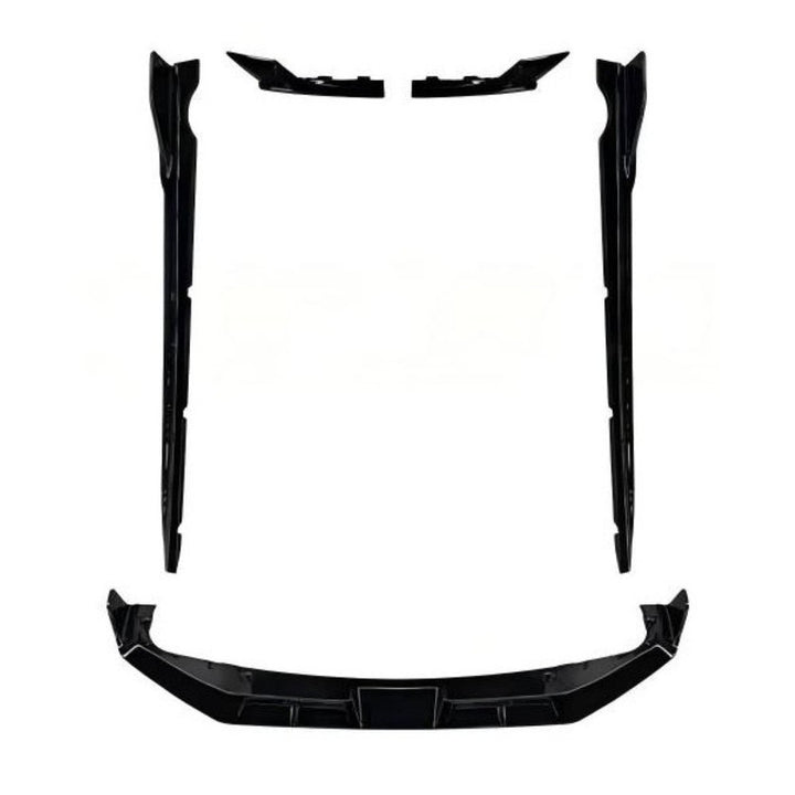 Car Craft Compatible With Bmw X5 G05 Lci 2023-2026 X5m Upgrade Convert To M Sport M Performance X5m Black Samurai Aero Kit Bodykit Body Kit Side Skirt Splitter Front Lip Diffuser Gc F95 002
