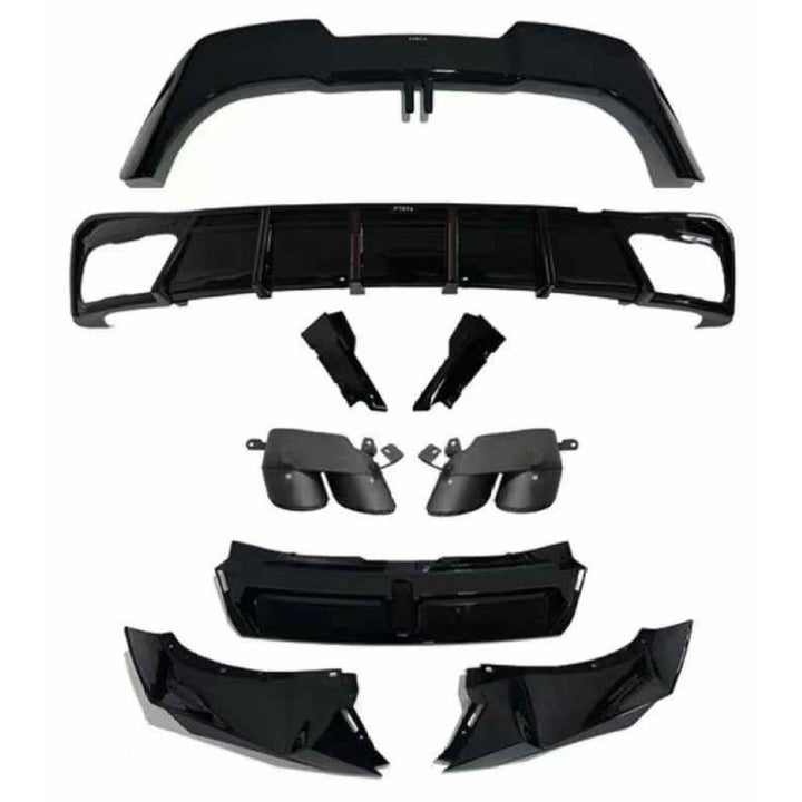 Car Craft Comptible With Bmw X5 G05 2023+ M Sport X5m Front Bumper Upgraded Bodykit Body Kit Skirts Splitter Front Rear Lip Diffuser Side Skirts Spoiler Trims Cannards Vten Style CC-9084