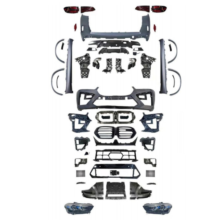 Car Craft Compatible With Bmw X5 G05 2019-2022 To G05 Lci 2023+ X5m M Sports Upgrade Facelift Conversion Bodykit Bumper Headlight Taillight Side Skirt CC-6337 - CAR CRAFT INDIA