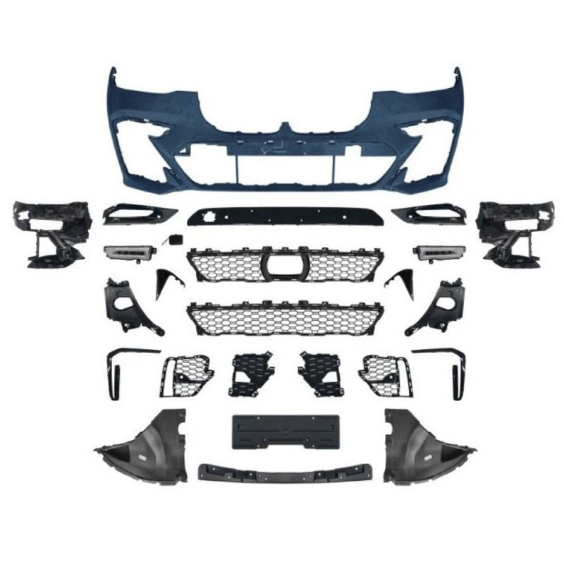 Car Craft Compatible With Bmw X7 G07 2019-2022 Front Bumper Upgrade Convert To M Sport M Performance M Tech Mt Bodykit Body Kit Bumper Gc G07 002