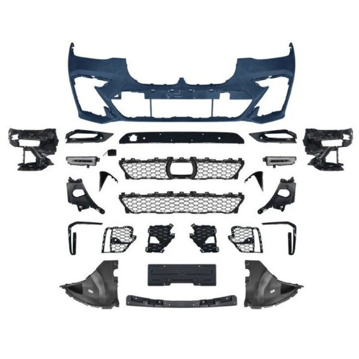 Car Craft Compatible With Bmw X7 G07 2019-2022 Front Bumper Upgrade Convert To M Sport M Performance M Tech Mt Bodykit Body Kit Bumper Gc G07 002