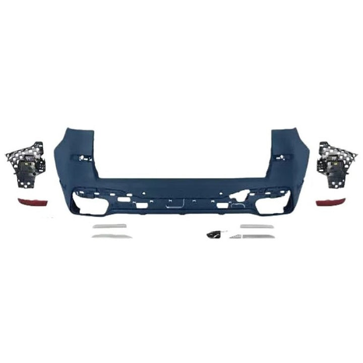 Car Craft Compatible With Bmw X7 G07 2019-2022 Rear Bumper Upgrade Convert To M Sport M Performance M Tech Mt Bodykit Body Kit Bumper Gc G07 003