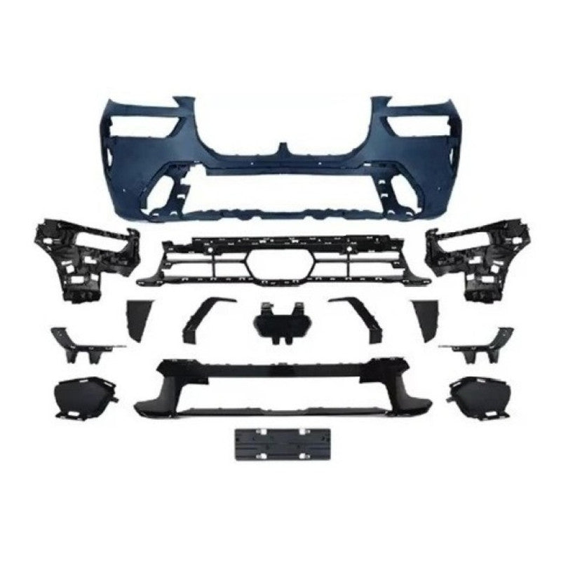 Car Craft Compatible With Bmw X7 G07 Lci 2023-2026 Front Bumper Upgrade Convert To M Sport M Performance M Tech Mt Bodykit Body Kit Bumper Gc G07 009