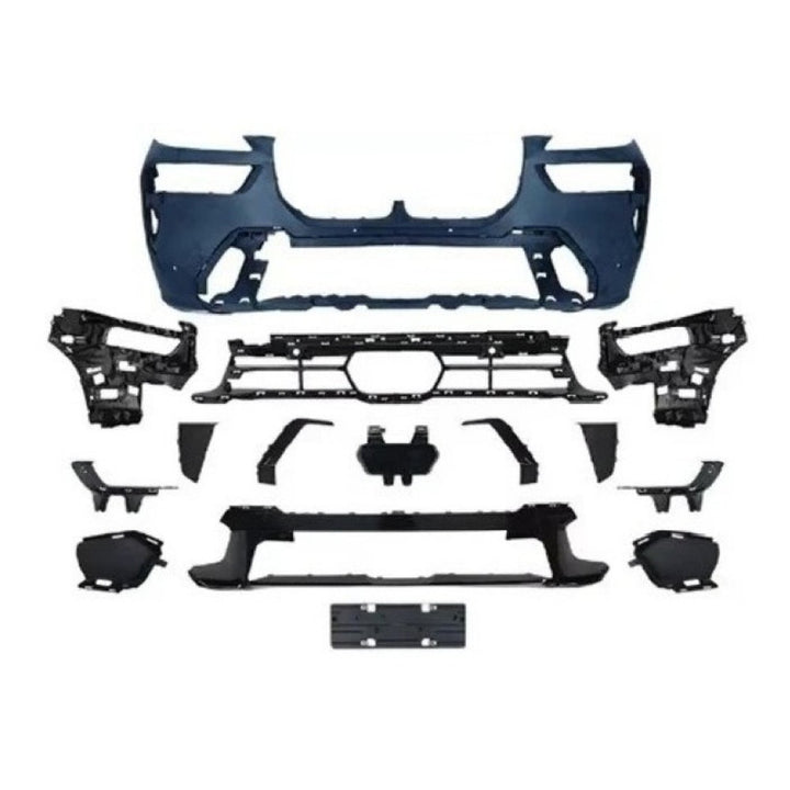 Car Craft Compatible With Bmw X7 G07 Lci 2023-2026 Front Bumper Upgrade Convert To M Sport M Performance M Tech Mt Bodykit Body Kit Bumper Gc G07 009