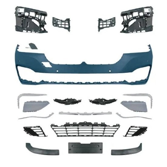 Car Craft Compatible With Bmw 7 Series G12 2019-2022 Front Bumper Upgrade Convert To M Sport Classic Style Bodykit Body Kit Bumper Gc G11 12 009