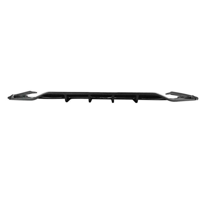 Car Craft Compatible With Bmw 7 Series G11 G12 Pre-facelift M Sport 2015-2018 Rear Bumper After Lip Diffuser Trim Skirt Zst-1549 Cf Carbon Fiber Look