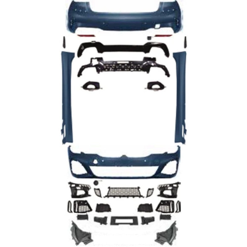 Car Craft Compatible With Bmw 3 Series G20 2019-2022 M340d M340i 330 340 Upgrade Facelift Convert To M Performance M Sport M Tech M-tech Bodykit Bumper Body Kit Front Rear Bumper Assembly Side Skirt Splitter Diffuser Gc G20/28-010