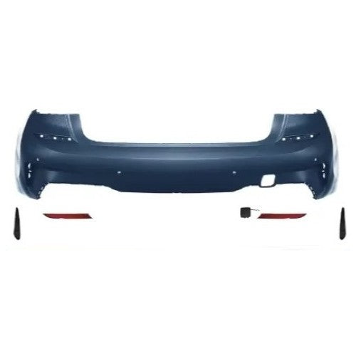 Car Craft Compatible With Bmw 3 Series G20 2019-2022 Upgrade Facelift Convert To M Performance M Sport M Tech M-tech Bodykit Bumper Body Kit Rear Bumper Assembly Gc G20/28-003
