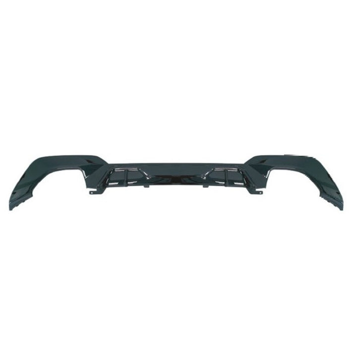 Car Craft Compatible With Bmw 3 Series G20 G28 2019-2022 M Sport M Performance Mp M Tech Bumper Rear After Lip Diffuser Skirt Trim Lip Square Gc G20/28-015 Cf Carbon Fiber Look