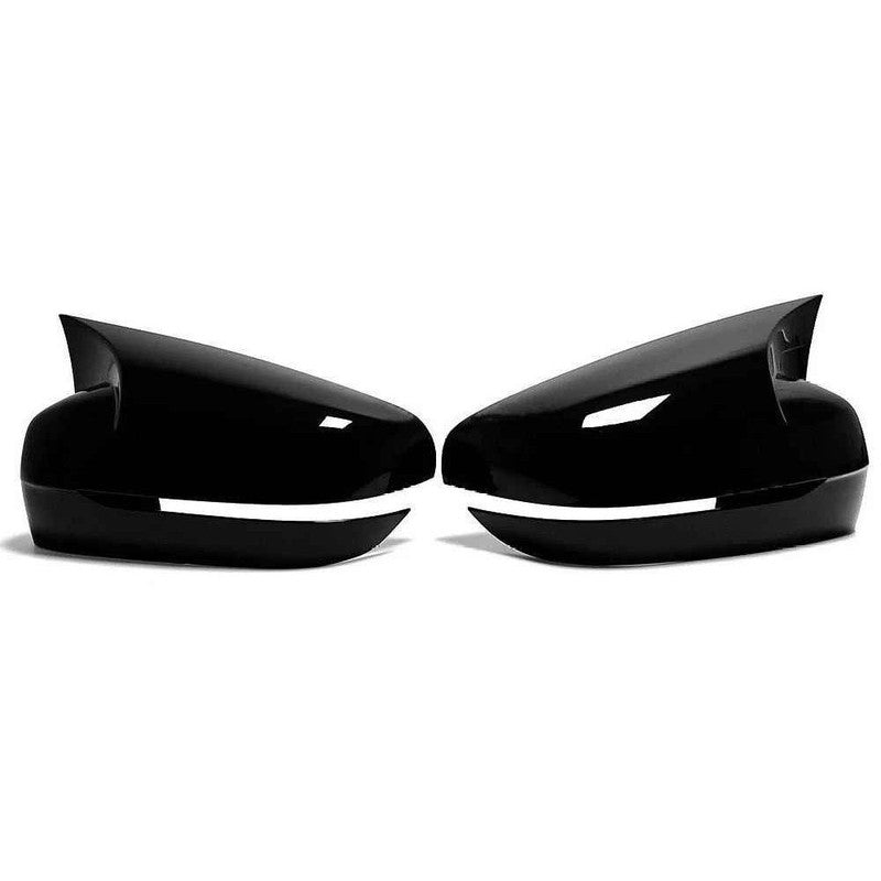 Car Craft Compatible With Bmw 3 4 5 7 8 Series G20 G28 G22 G11 G12 G30 G38 2018-2025 Side Rear View Case Wing Cap Shell Housing Mirror Covers 3m Tape Pasting Style Glossy Black CC-11552