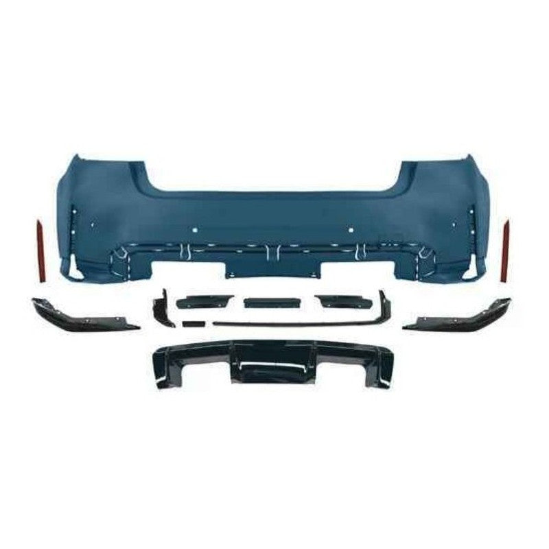 Car Craft Compatible With Bmw 3 Series G20 2019-2023 Rear Bumper Upgrade Convert To M Sport M3 Bodykit Bumper - CAR CRAFT INDIA