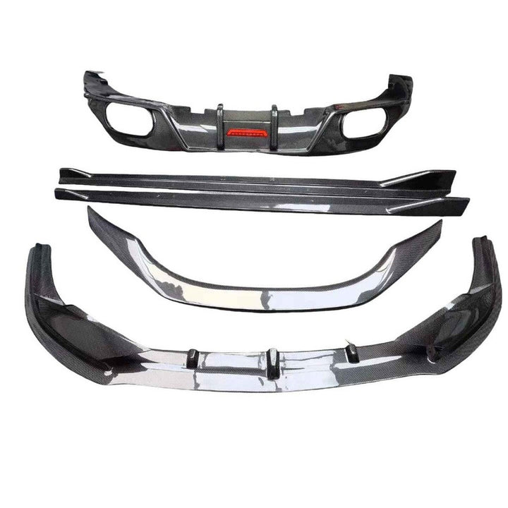 Car Craft Compatible With Bmw Z4 G29 2019-2025 Front Rear After Bumper Lip Splitter Skirts Trim Canard Diffuser Side Skirts Real Carbon Fiber Set - CAR CRAFT INDIA