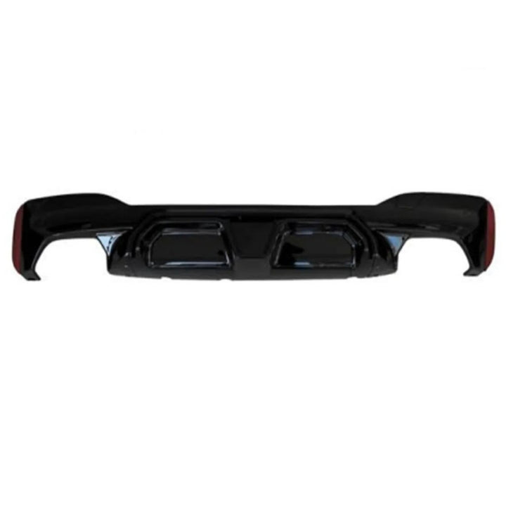 Car Craft Compatible With Bmw 5 Series G30 G38 F90 2018-2023 M Sport M5 Rear Bumper Lip Diffuser Skirt F1 M5 Style G30/38-042/043 Gloss Black