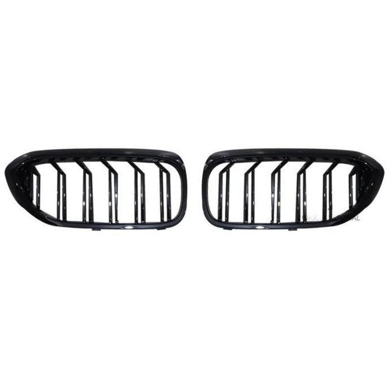 Car Craft Compatible With Bmw 5 Series G30 G38 F90 2018-2020 Front Bumper Show Grill M5 Style Cross Bar Glossy Black G30/38-022