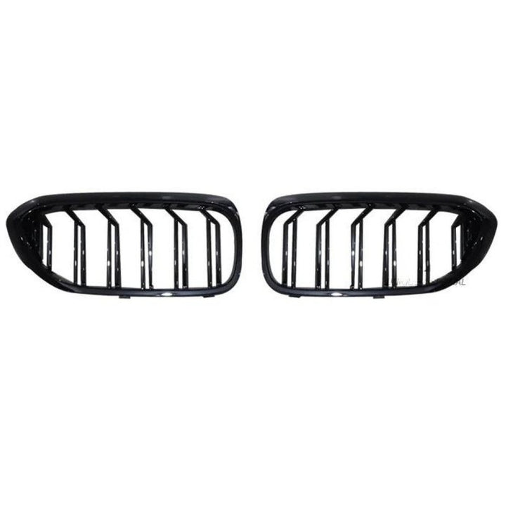 Car Craft Compatible With Bmw 5 Series G30 G38 F90 2018-2020 Front Bumper Show Grill M5 Style Cross Bar Glossy Black G30/38-022