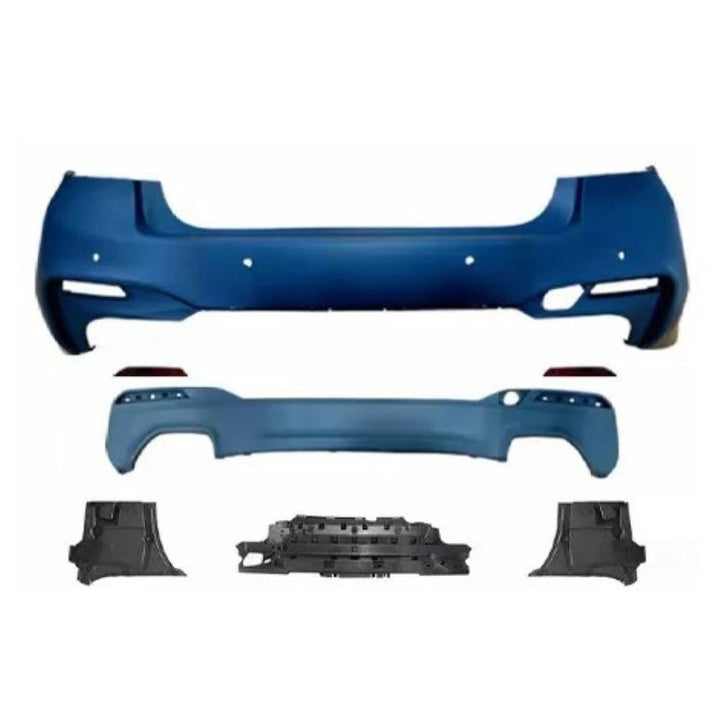 Car Craft Compatible With Bmw 5 Series Lci G30 G38 F90 2021-2023 Upgrade Facelift Convert To Mt M Tech M Sport Rear Bumper Bodykit Assembly G30/38-011