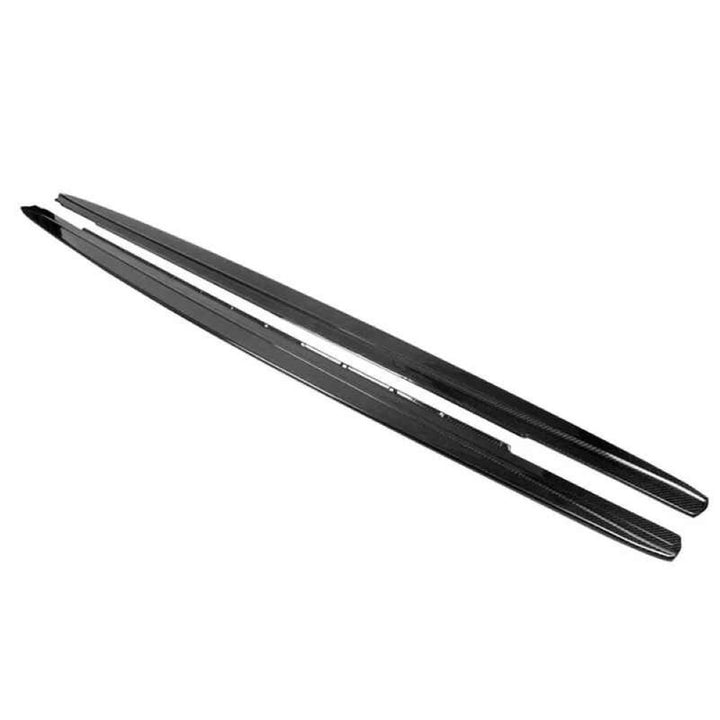 Car Craft Compatible With Bmw 5 Series G30 2018-2023 M Performance M Sports Mt M5 Side Skirt Splitter Extension Carbon Fiber Look G30-014 Cf Gc