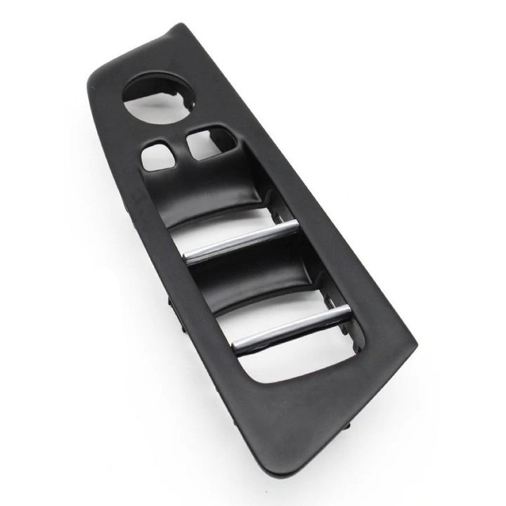 Car Craft Compatible With Bmw 5 Series G30 F90 2017-2023 Car Interior Door Window Switch Lifter Cover Panel Trim Handle Black Front Right 51417438578r CC-10662