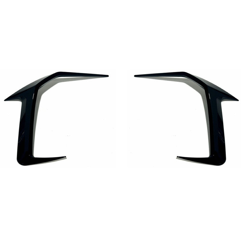 Car Craft Compatible With Bmw 5 Series G60 2024+ Front Bumper Lip Splitter Skirts Trim Canards Air Knife V Ten Vten Style - CAR CRAFT INDIA