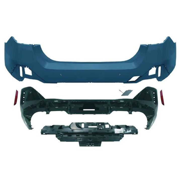 Car Craft Compatible With Bmw 5 Series G60 G68 2024+ Rear Bumper Upgrade Convert To M Sport Mt M Tech Bodykit Bumper - CAR CRAFT INDIA