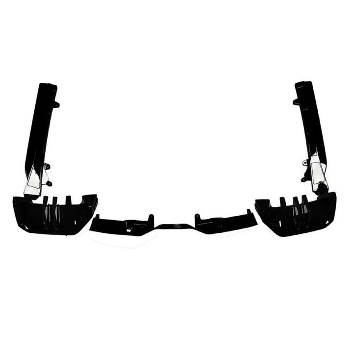 Car Craft Compatible With Bmw 5 Series G60 2024+ M Performance M Sports Mt Mp M5 Front Bumper Lip Splitter Skirts Carbon Fiber Look G60-013/014 Cf Gc