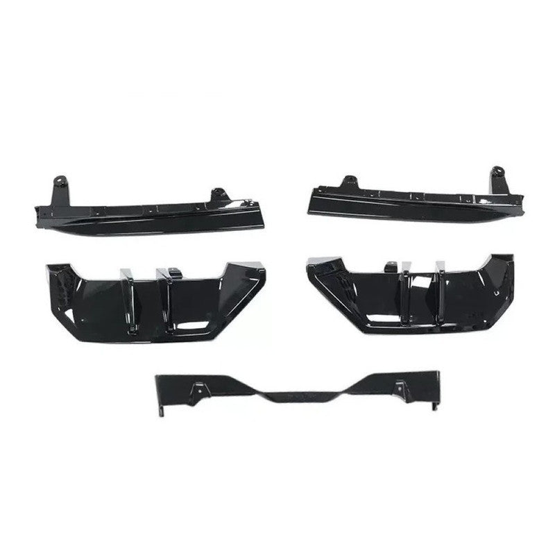 Car Craft Compatible With Bmw 5 Series G60 2024+ Mp M Performance M Sport Rear After Bumper Lip Splitter Skirt Diffuser Gc G68 021 022 Gb Glossy Black
