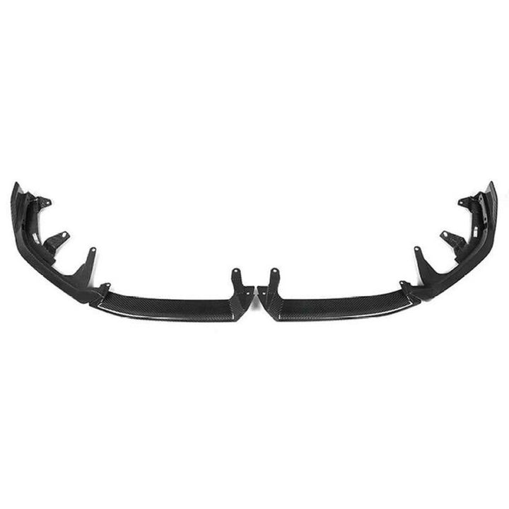 Car Craft Compatible With Bmw 5 Series G60 2024+ M Sprot M Performance Mp Front Bumper Lip Splitter Skirts Glossy Black G60/68-007/008 Gb Gc