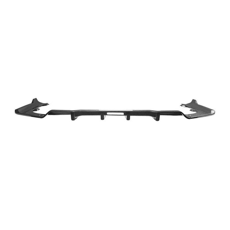 Car Craft Compatible With Bmw 7 Series I7 G70 G73 M Sport 2023+ Rear Bumper After Lip Diffuser Trim Skirt Zst-1442 Cf Carbon Fiber Look