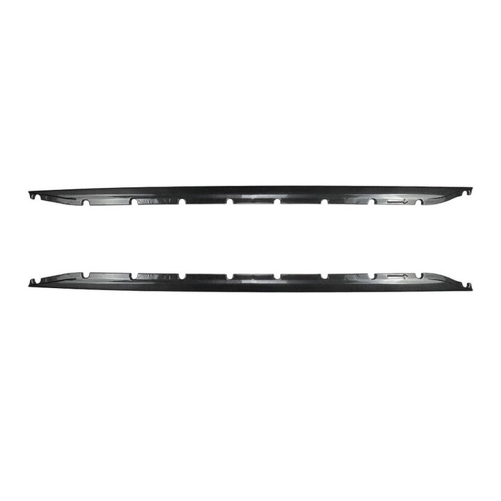 Car Craft Compatible With Bmw M3 G80 G81 2021-2026 Side Skirt Splitter Trim Running Board Zst-1529 Cf Carbon Fiber Look Black CC-10954