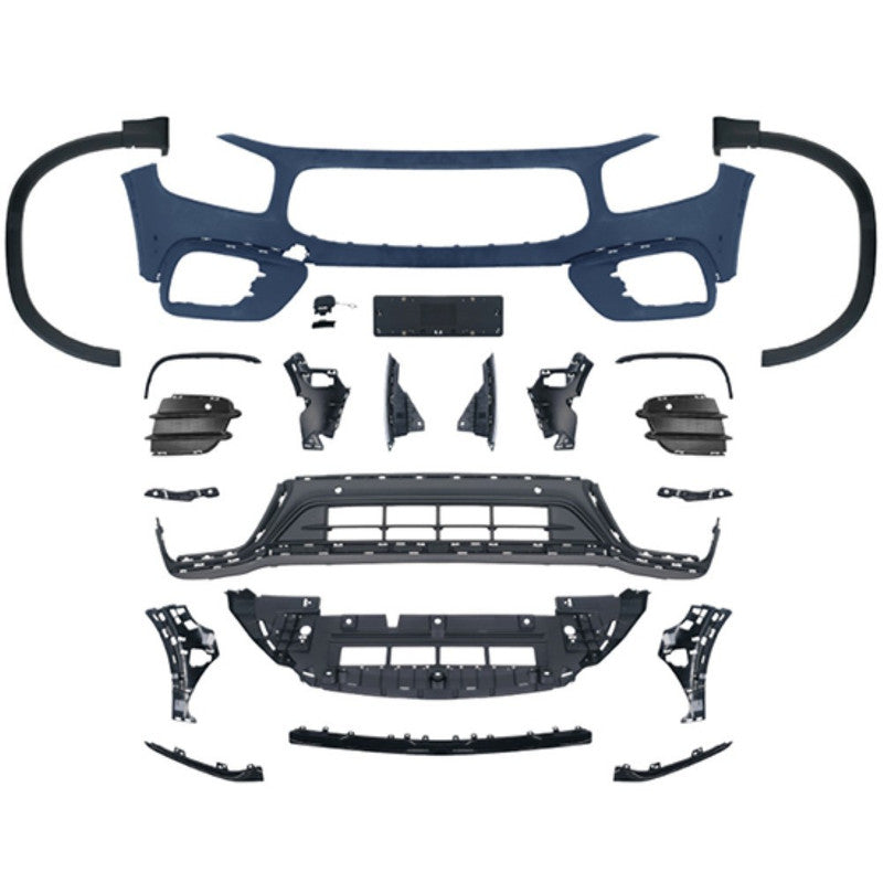 Car Craft Compatible With Mercedes Benz Glb W247 X247 2020-2024 Upgrade Convert To Glb45 Amg Bodykit Front Bumper Skirt Trim Wheel Arch Gc X247-003