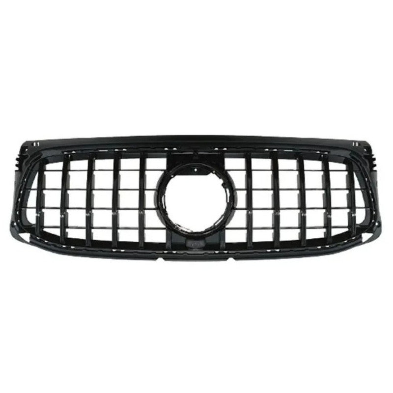 Car Craft Compatible With Mercedes Benz Glb W247 X247 2020-2024 Amg Bumper Front Show Grill Gtr Style Black Gc X247-002